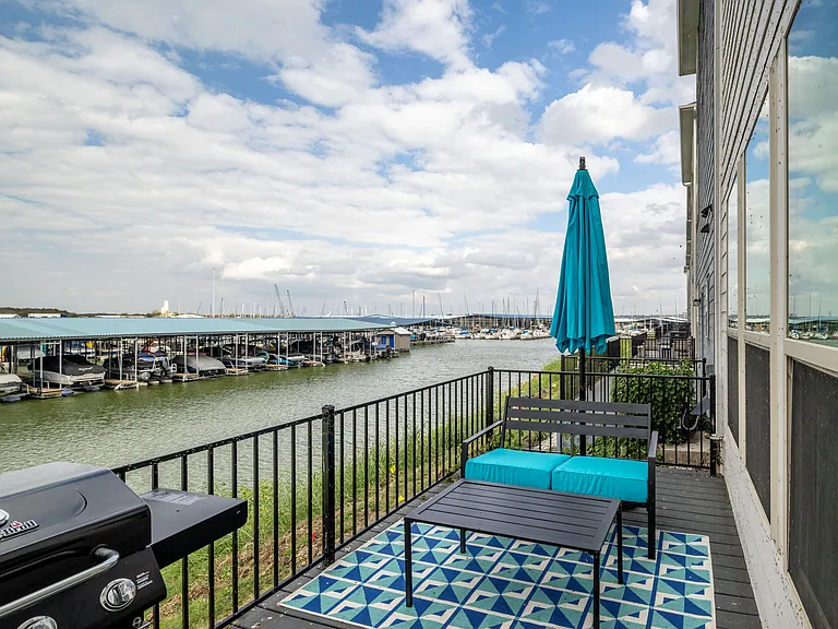 Take in the marina views and relax on the deck!