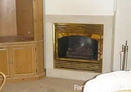 Gas Fireplace with temperature control