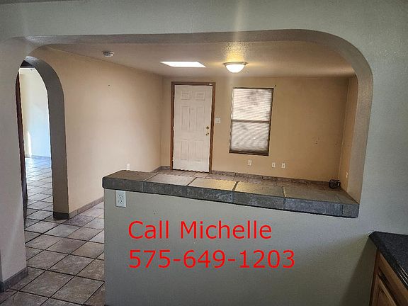 looking from kitchen to living room