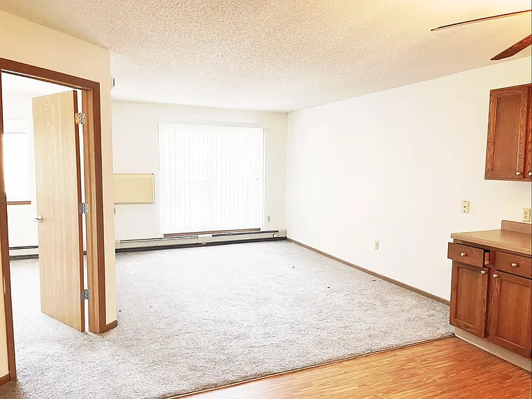 Living Room - 1 Bedroom Unit w/ Balcony or Patio
