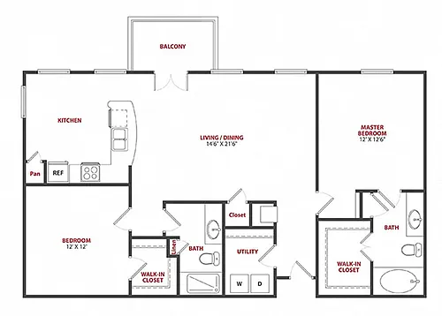 Floor plan Provence