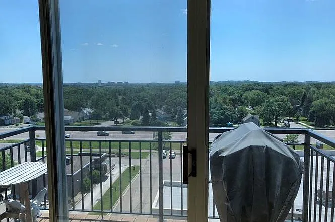 Enjoy an unobstructed view of Hopkins from your living room and balcony.