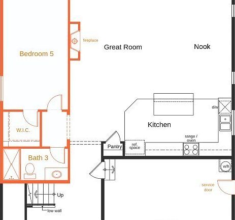 Floor Plan Level 1>