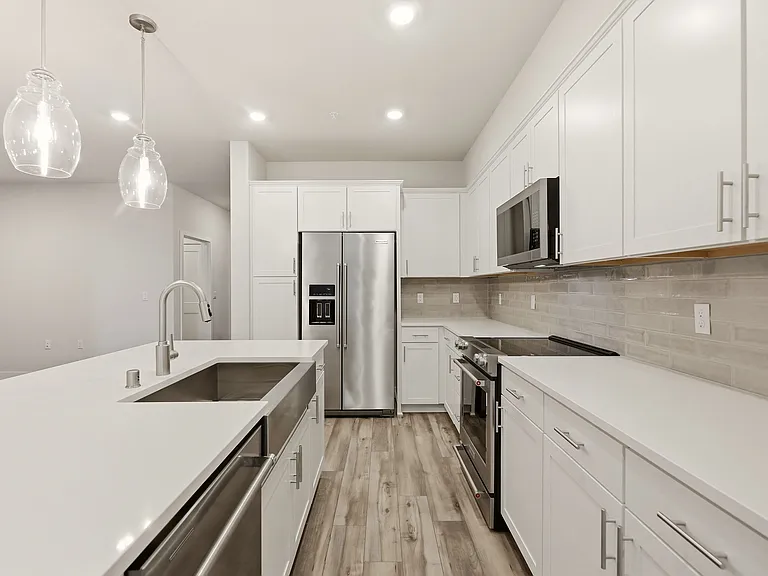 Kitchen with Soft Close Cabinets