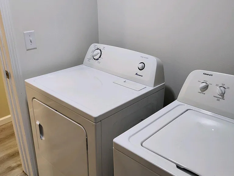 Washer and dryer included