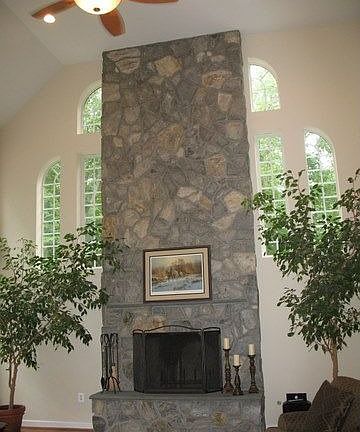 2 Story Fireplace