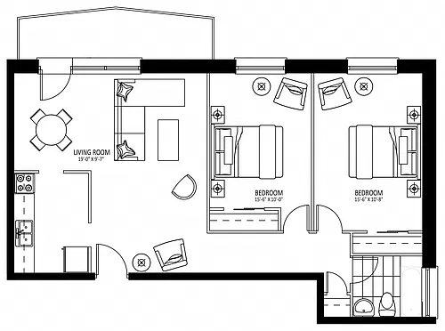 Floor plan 2336 Weston - Plan D