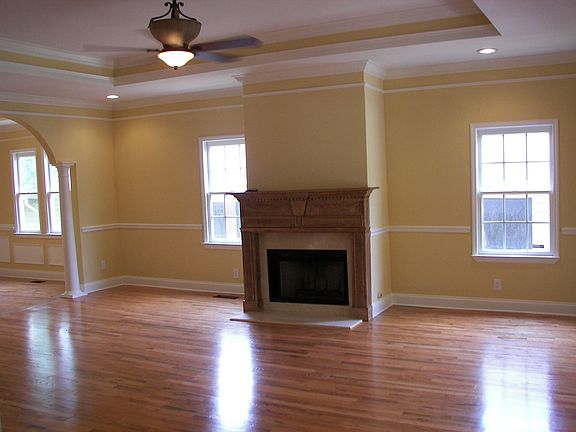 Huge Family Room with Firplace and Trey Ceilings