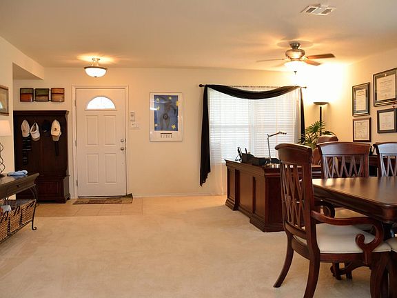 View to front entry