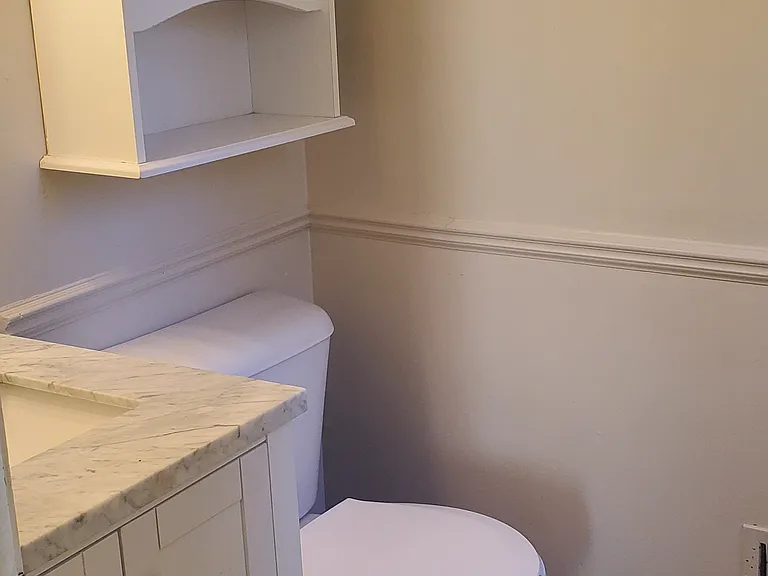 half bath off front entrance
