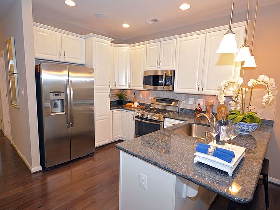 Kitchen with ample cabinet space