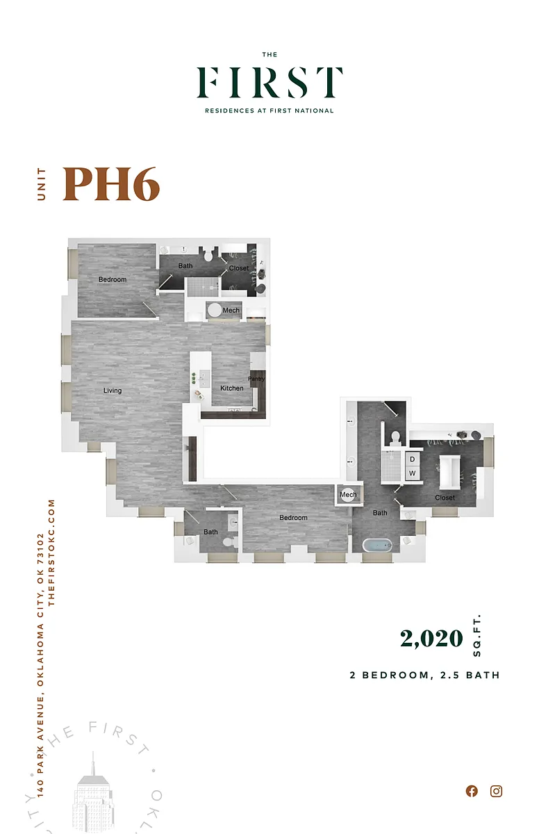 Floor plan PH6