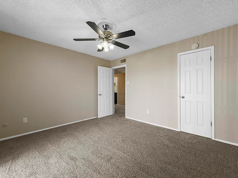 spacious bedroom