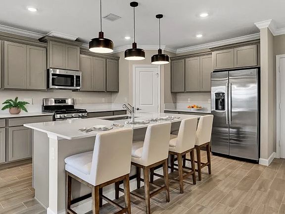 kitchen in model home... demonstration purpose only