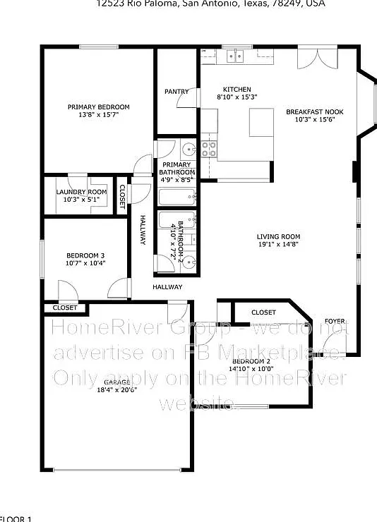 3 bed, 2.0 bath, 1504 sqft, $1,795 — Photo 2