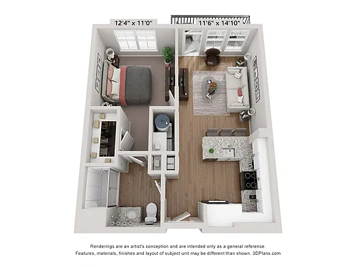 Floor plan A1 - Indigo