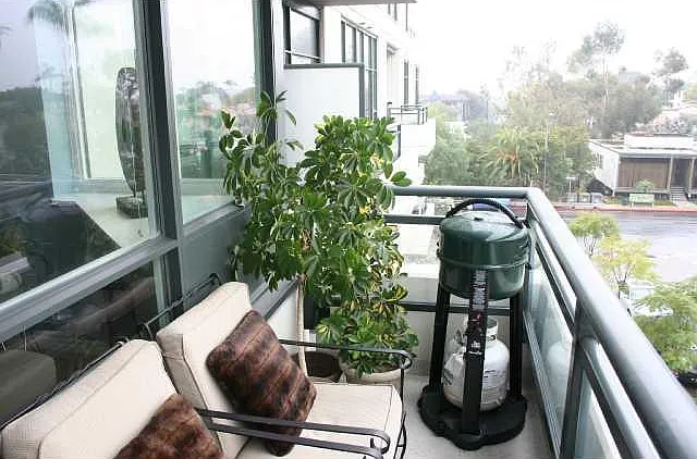 large balcony