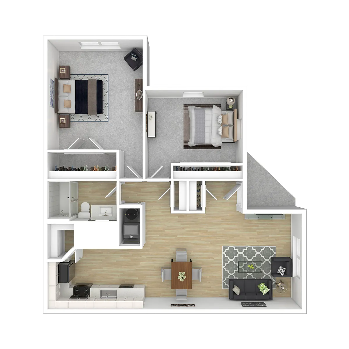Floor plan 2 Bedroom