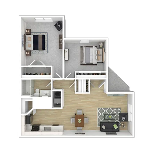 Floor plan 2 Bedroom