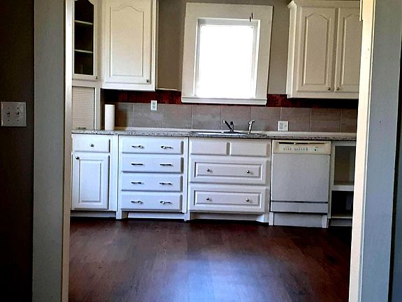 Open kitchen as viewed from the dining room