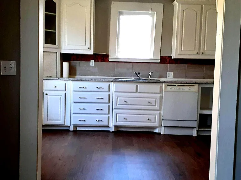 Open kitchen as viewed from the dining room