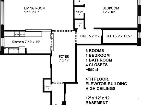 2nd image of 125 Hawthorne St APT 4K