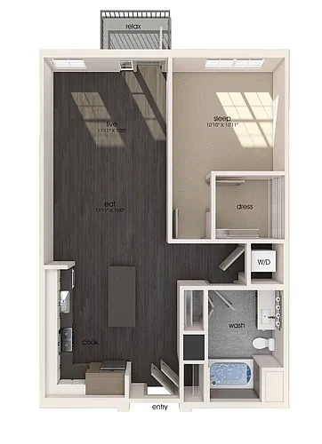 Floor plan A10