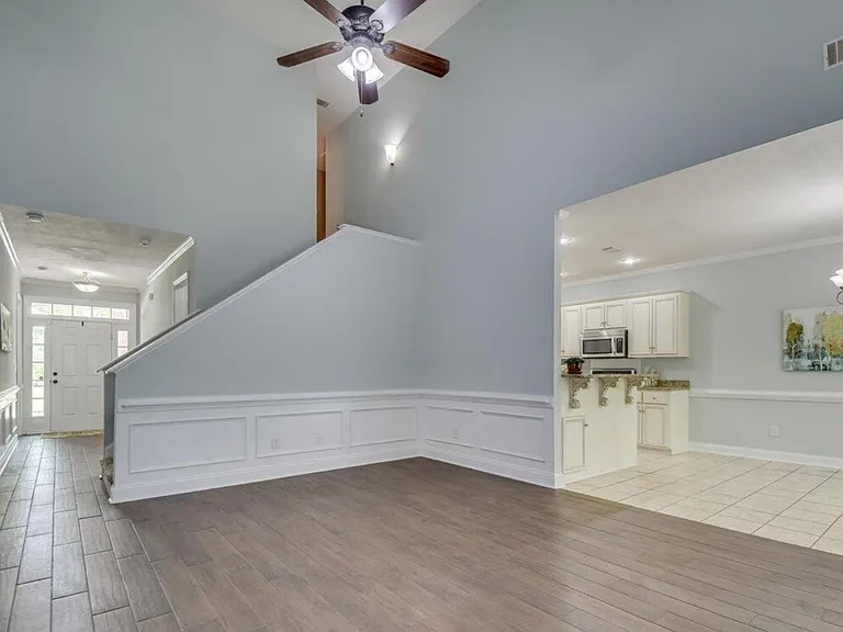 Living room with breakfast area