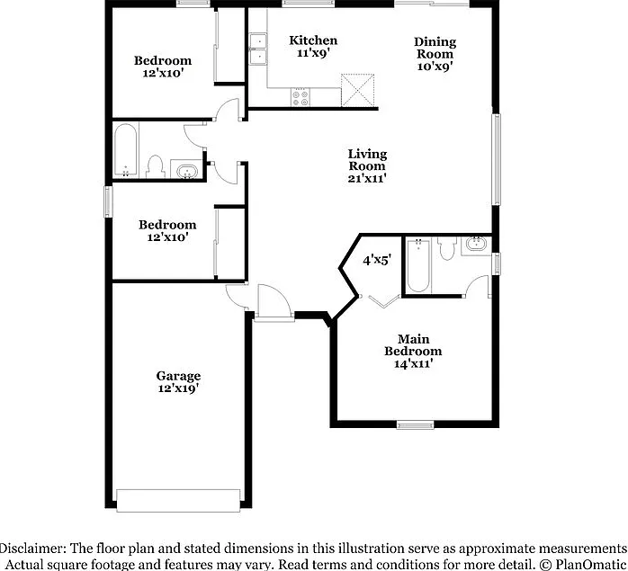 3 bed, 2.0 bath, 1080 sqft, $1,990 — Photo 2
