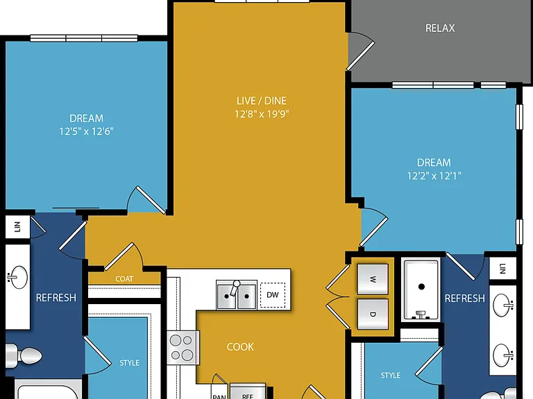 B2 floor plan Encore Novo