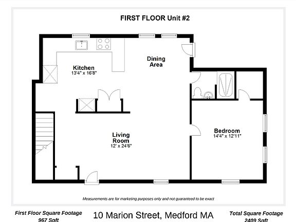2nd image of 10 Marion St #2R