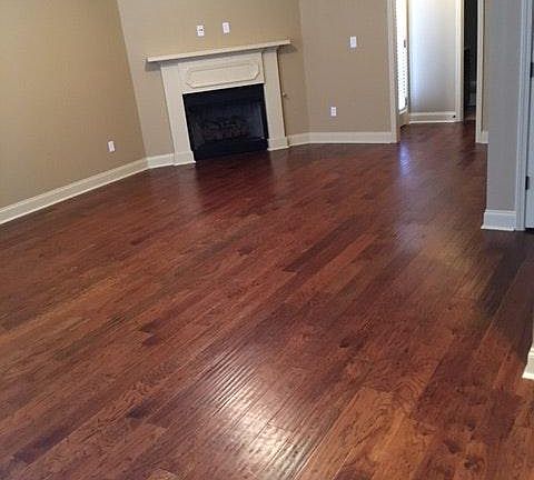 Living area with gas fireplace