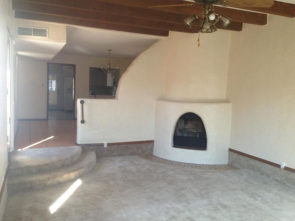 kiva fireplace in the living room