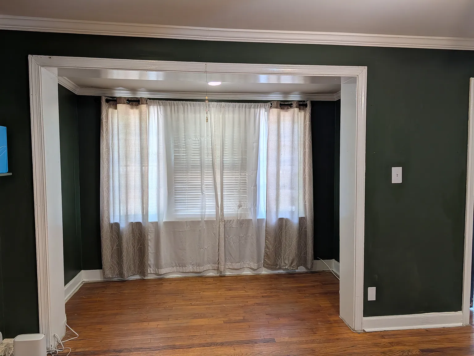 Breakfast nook in living room