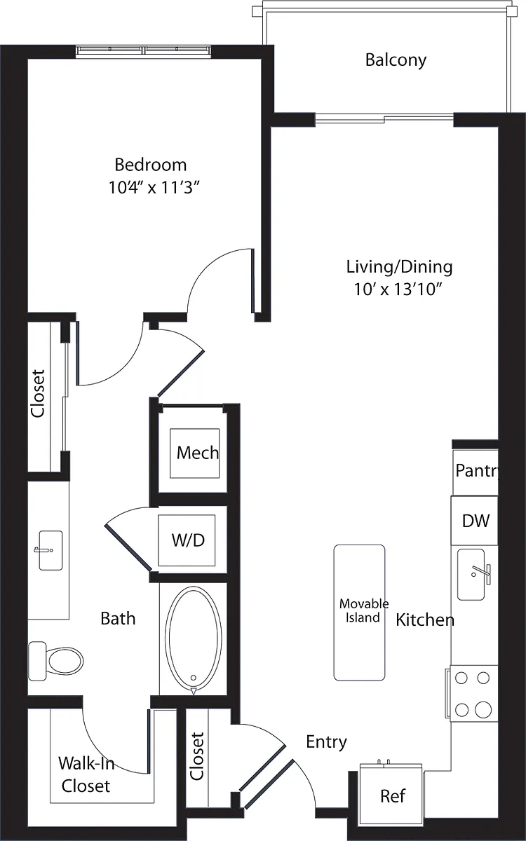 Floor plan Manhattan