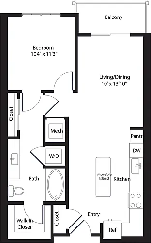 Floor plan Manhattan