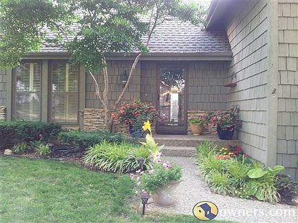 Front entry - beautifully landscaped