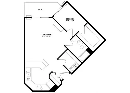 Floor plan Benton