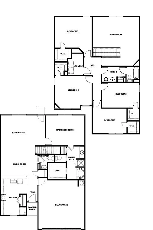 Floor plan Driftwood