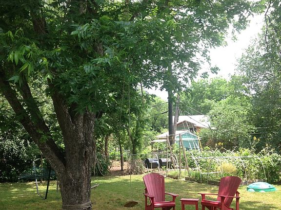 the back yard is a nice place to spend a lazy afternoon