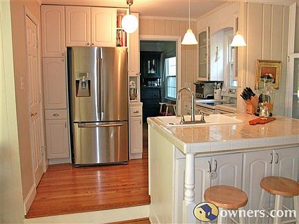 Open kitchen with island