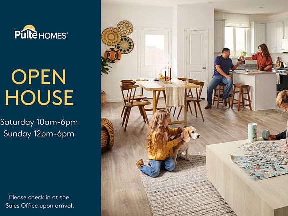 Open House Saturday Sunday