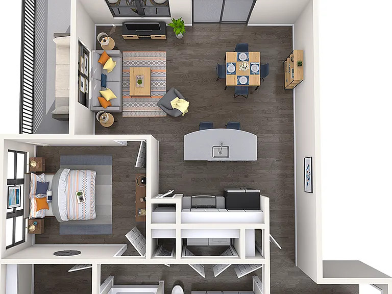 A4 floor plan Broadstone on Trinity