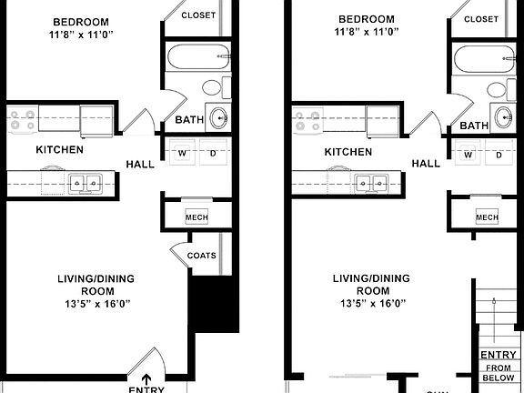 1 Bedroom Layout 1 Bedroom Layout