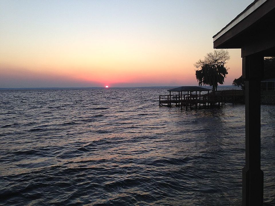 Sunset from boat house