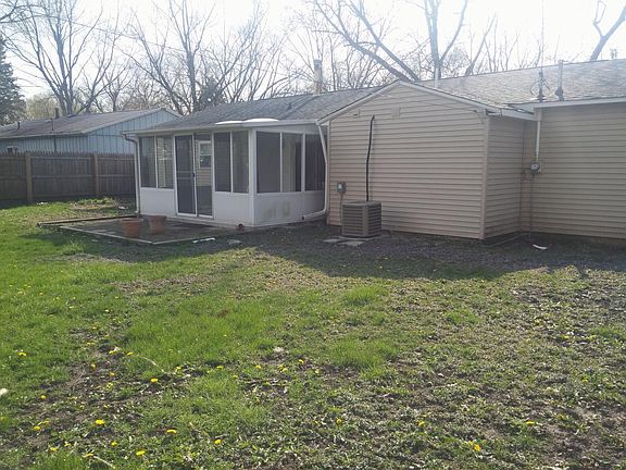 backyard with sunroom