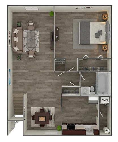 Floor plan 1 Bed