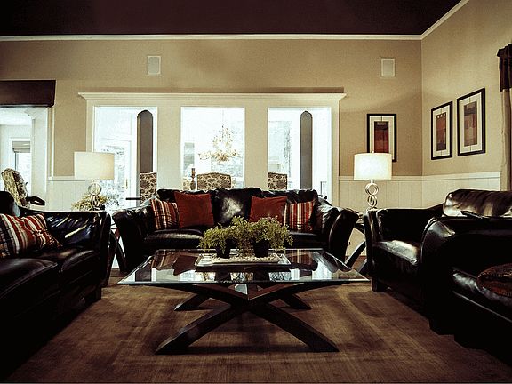 Family Room with FP, opens to DR & Kitchen