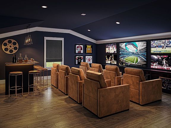 Virtually staged bonus room