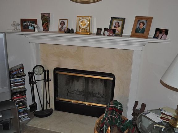 Fireplace and mantle